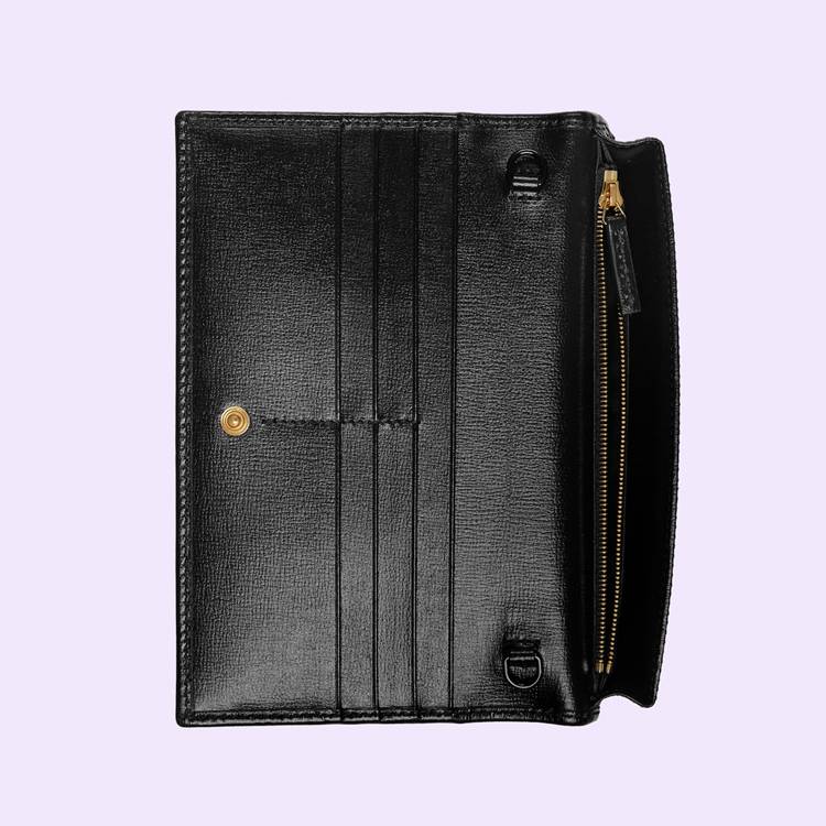621892.1AAJ8.1000.013.100.0020.Light Gucci Horsebit 1955 wallet with chain